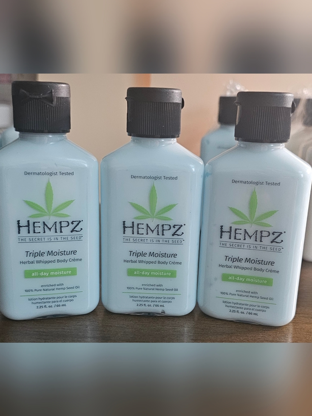Hempz Triple Moisture Herbal Whipped Body Crème - TRAVEL SIZE TRIO